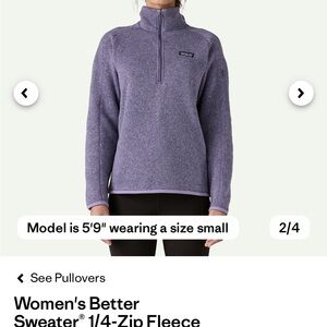 Patagonia Better Sweater 1/4 Zip